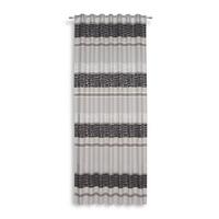 Vorhang mit Schlaufen und Band Palma 140x245 cm Schwarz - Schwarz, MODERN, Textil (140/245cm) - Luca Bessoni