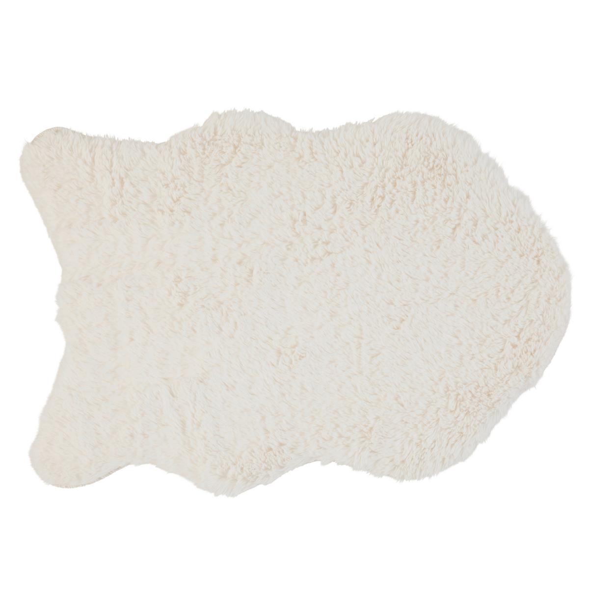 UMELÁ KOŽUŠINA Lucia, 60/90cm, biela - biela, Romantik / Landhaus, textil (60/90cm) - Mömax