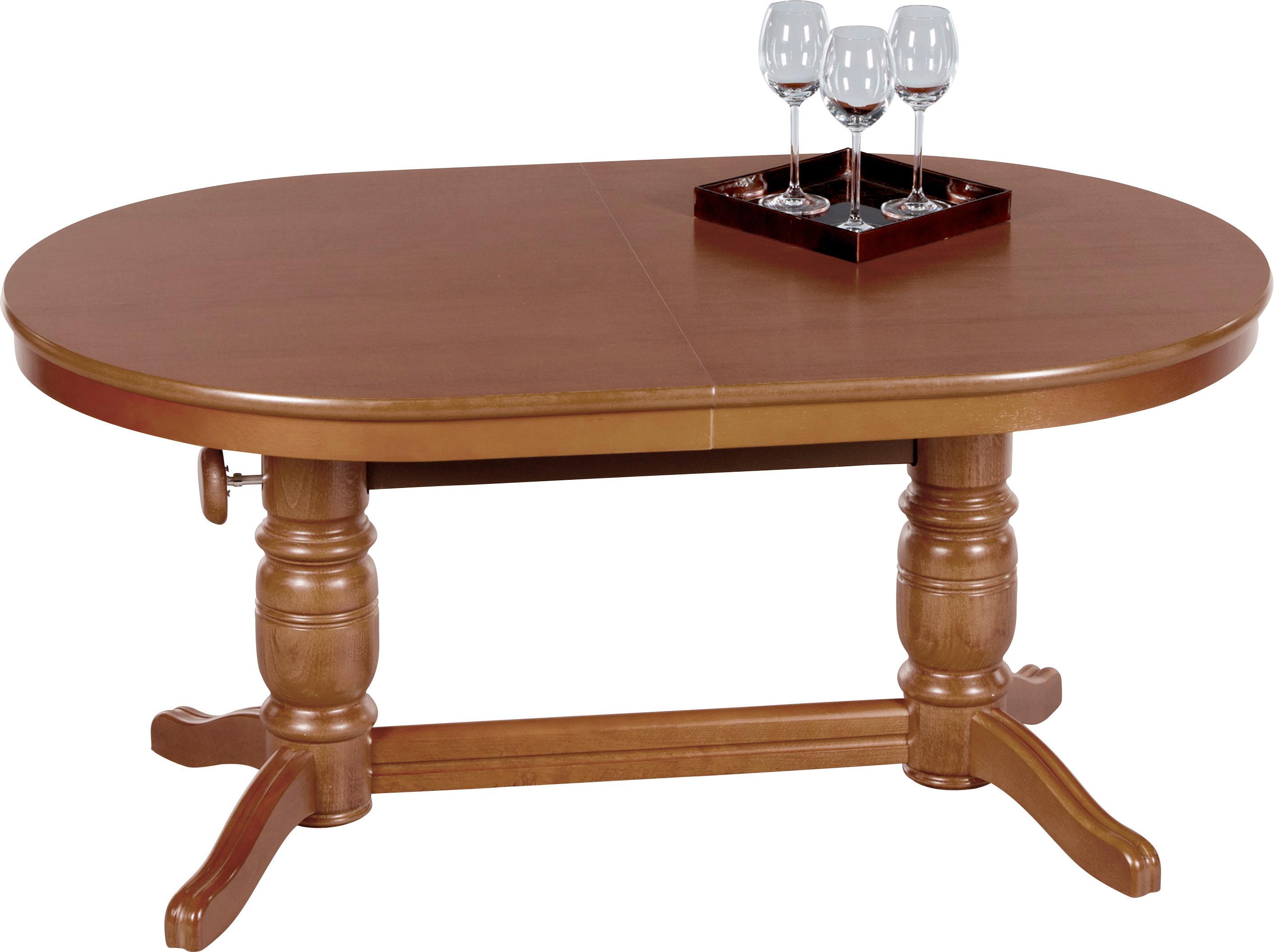 Couchtisch höhenverstellbar + ausziehbar Ramsau, Eichefarben - Eichefarben, Design, Holz/Holzwerkstoff (120-160/75/56-72cm) - MID.YOU