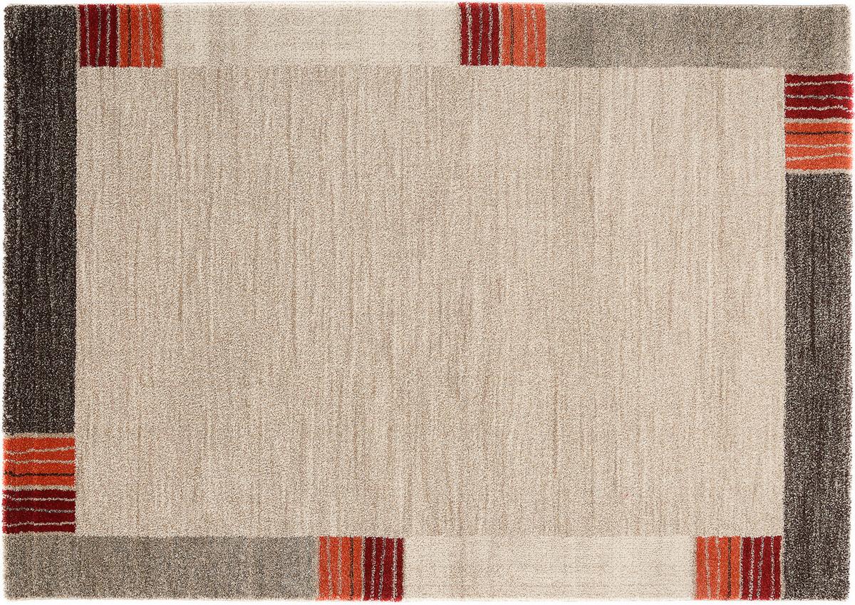 Webteppich Palazzo Lobo Dunkelbraun/Beige 120x170 cm - Dunkelbraun/Beige, KONVENTIONELL, Textil (120/170cm) - Novel