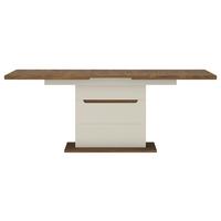 Esstisch Kansas Nussbaum/Kaschmir B: 160-200cm - Kaschmir/Nussbaumfarben, Basics, Holzwerkstoff (160-200/76/90cm) - Hom`in