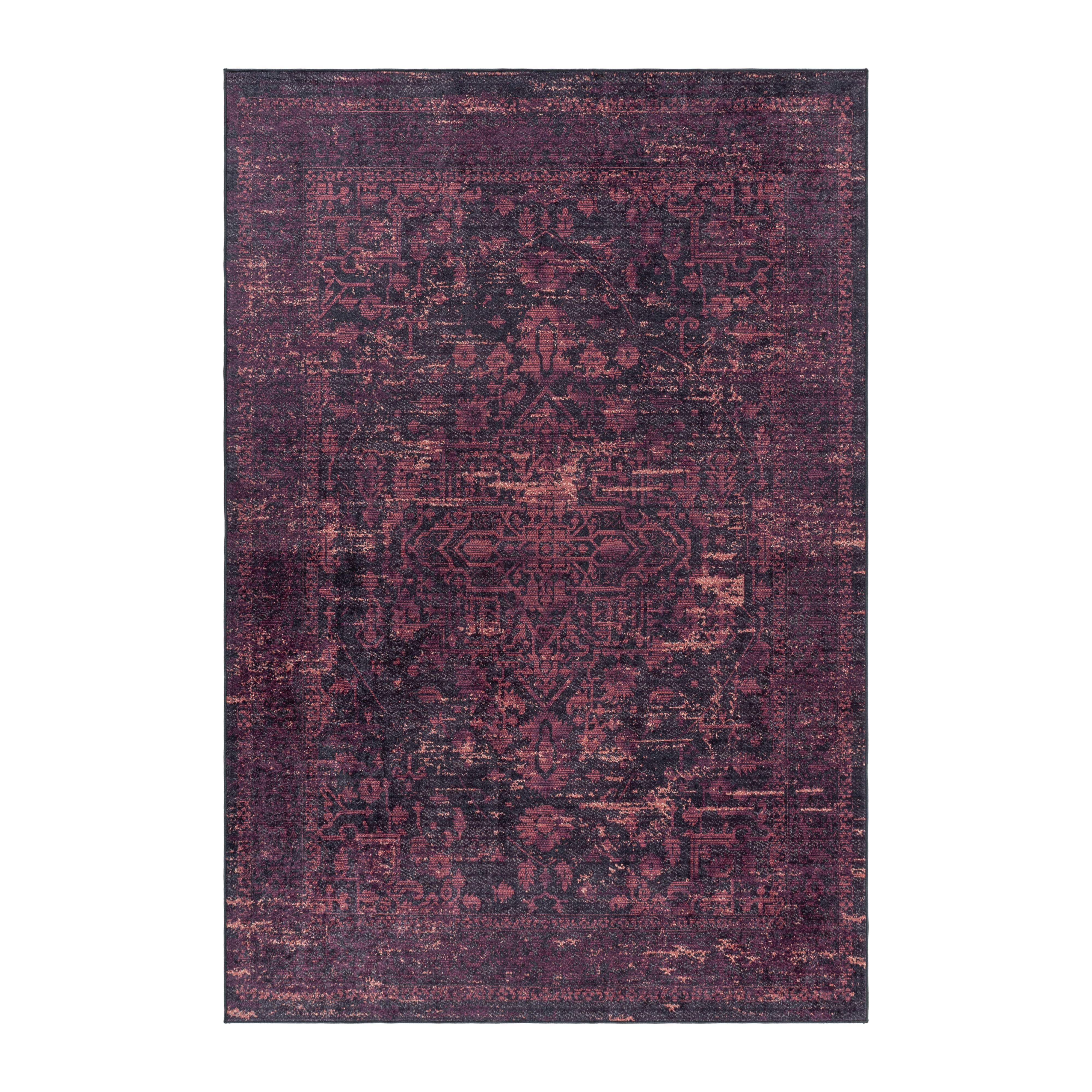Läufer Fiesta - Rot/Schwarz, Design, Textil (80/250cm) - Novel