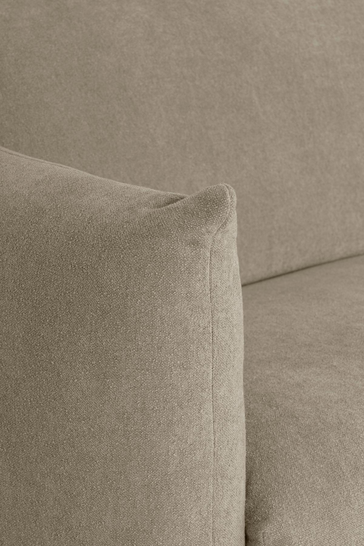 Einsitzer Mysholm B: 102 cm Beige - Beige/Schwarz, KONVENTIONELL, Textil (102/86/102cm) - MID.YOU
