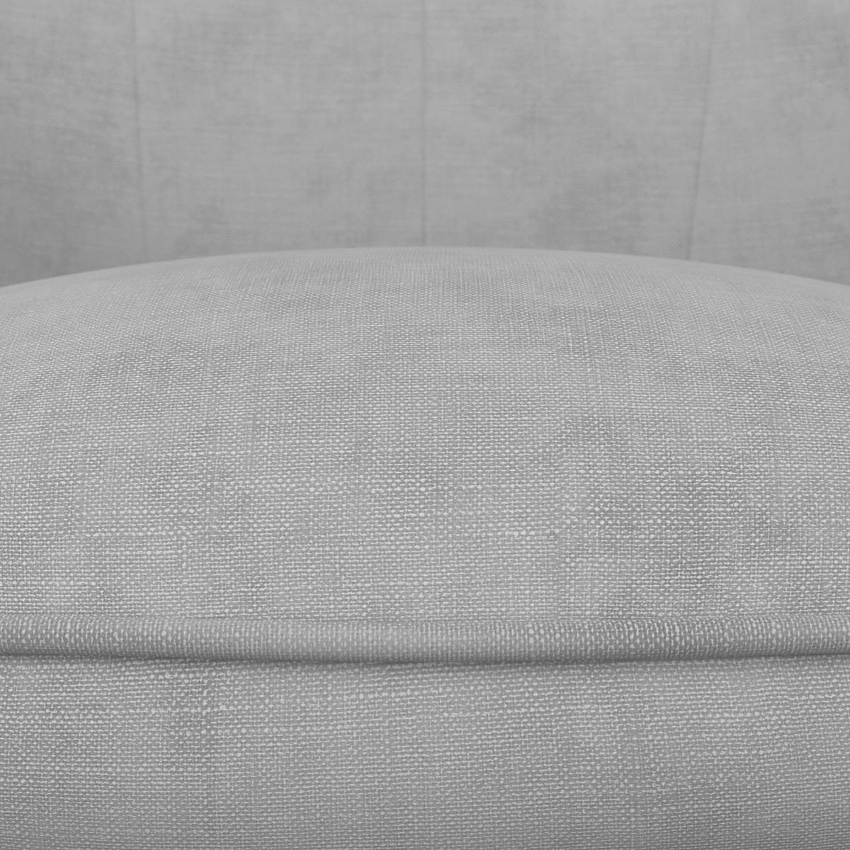 Relaxační křeslo NATALIE, světle šedá - světle šedá/přírodní barvy, Moderní, kov/dřevo (64/99/69cm) - Bessagi Home