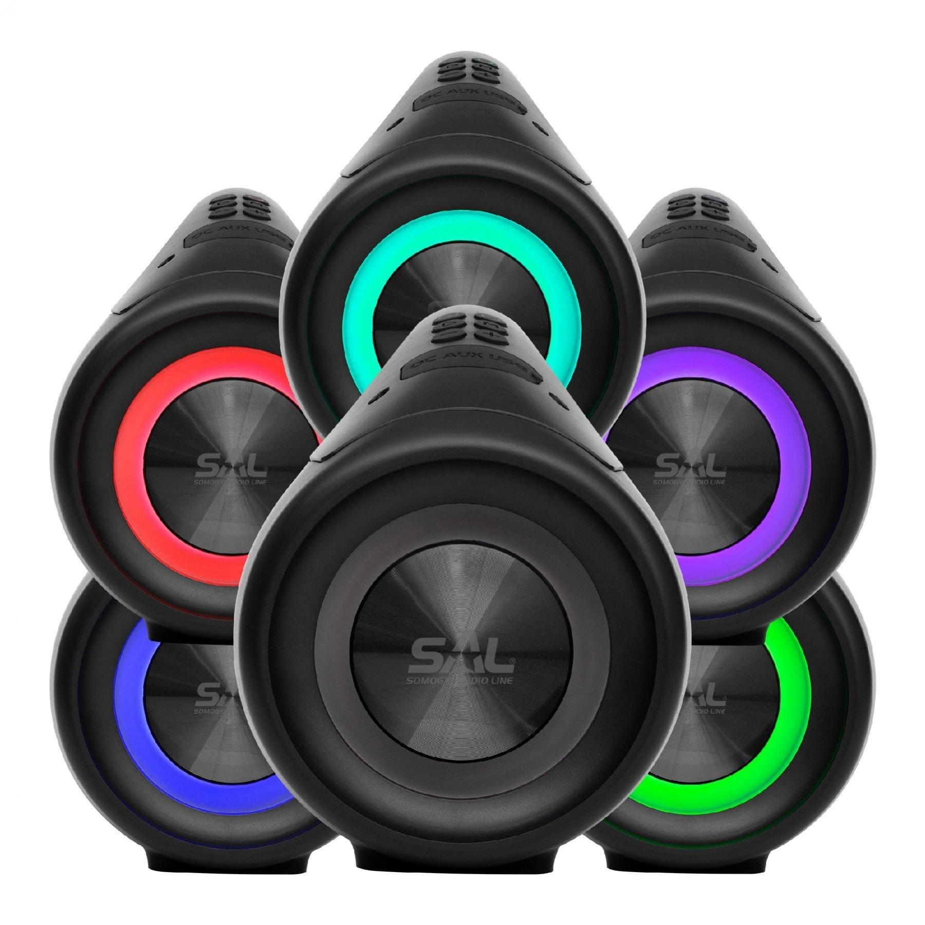 Vezeték Nélküli Hangszóró Sal Bt5000 Boombox - fekete, Basics, műanyag (35/18/14cm)