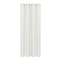 Záves s očkami Abby, 140/235cm, biela - biela, Konventionell, textil (140/235cm) - Modern Living