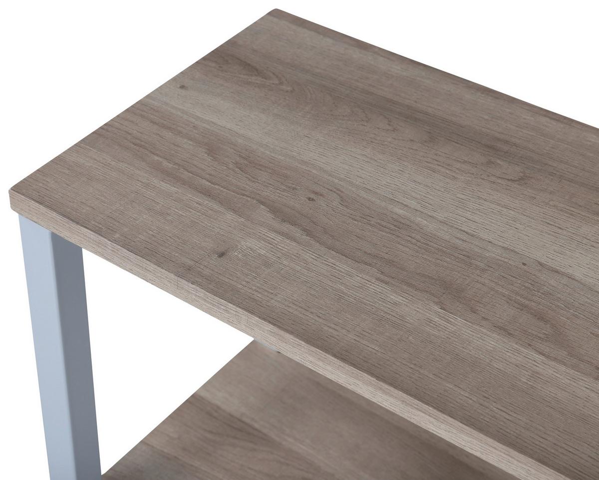 NACHTTISCH Rise Grau B: 30cm - Grau, Design, Holz/Metall (30/70/45cm) - Livetastic