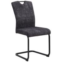 Houpací židle Finn, šedá - šedá/černá, Moderní, kov/textil (44/95/56cm) - Mömax