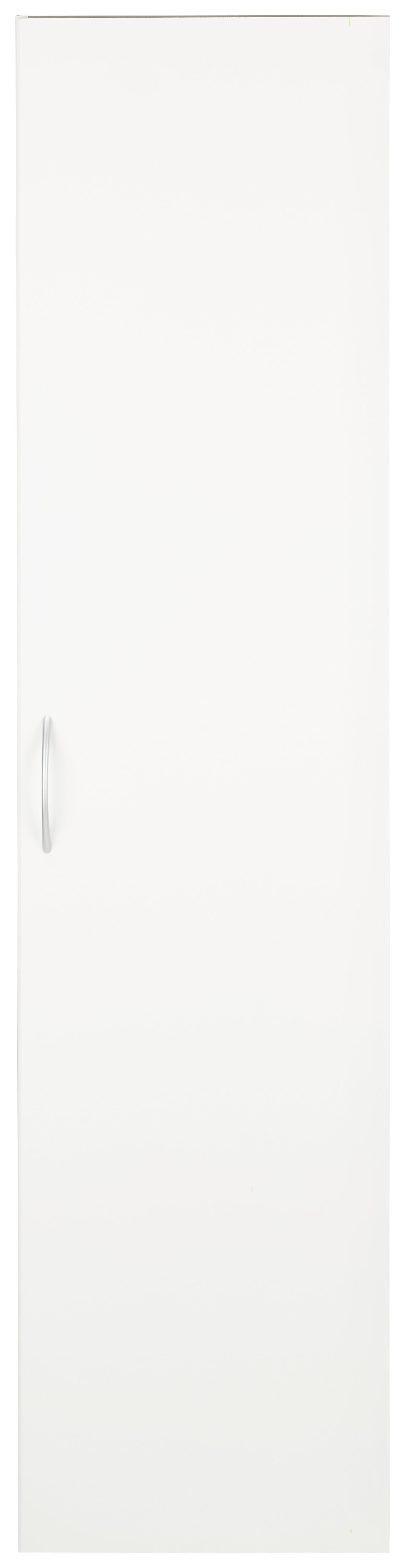 Víceúčelová Skříň Mrk - bílá/barvy hliníku, Konvenční, kompozitní dřevo/plast (45/185/40cm) - Modern Living