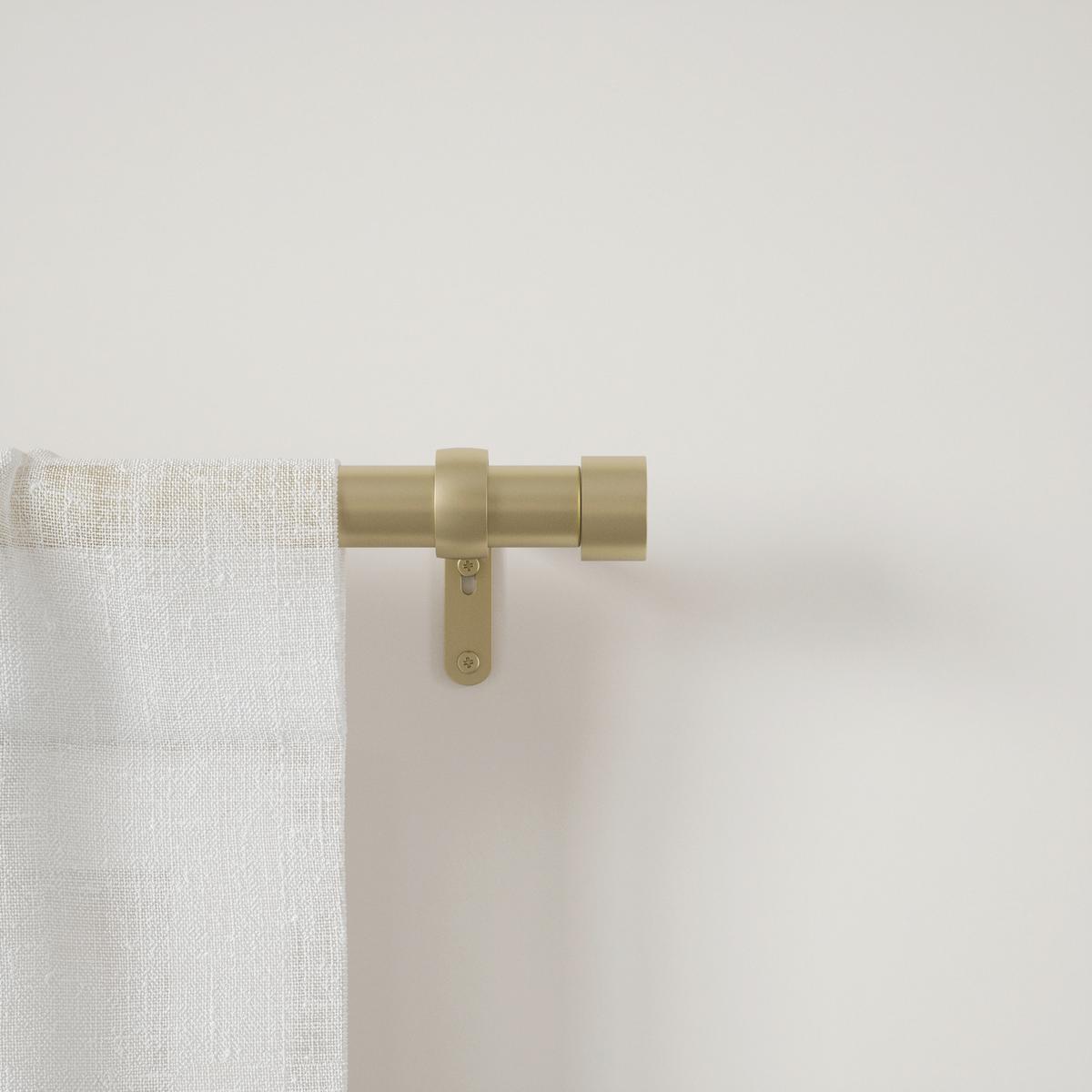Vorhangstangenset Cappa Goldfarben L: 168-305 cm - Goldfarben, KONVENTIONELL, Kunststoff/Metall (168-305cm) - Umbra