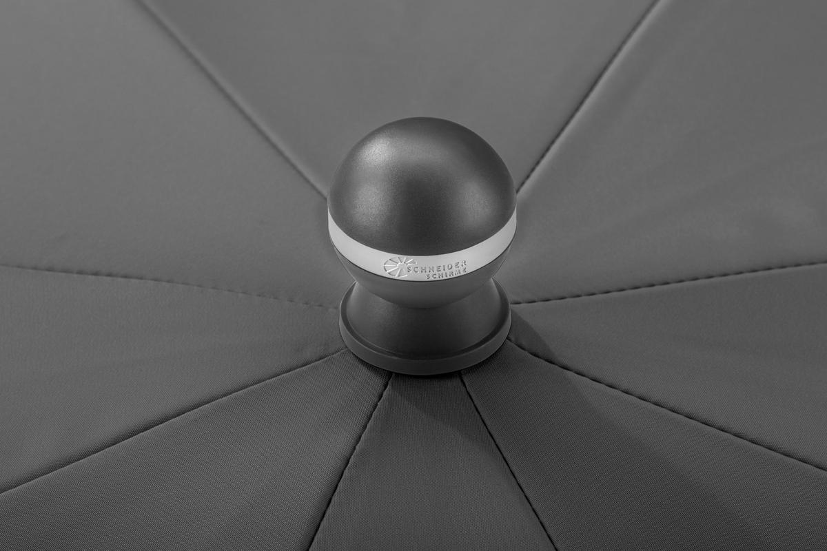 Sonnenschirm Locarno BxHxT: 120x240x180 cm Anthrazit - Anthrazit/Silberfarben, Basics, Textil/Metall (120/240/180cm) - Schneider