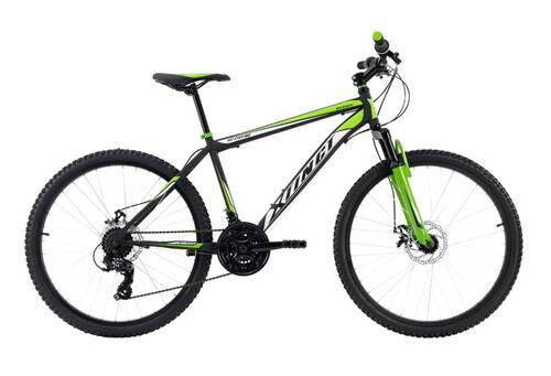 Mountainbike Hardtail 26 Zoll Xtinct 21 Gänge - Schwarz/Grün, Basics, Metall (180/70/80cm) - KS Cycling