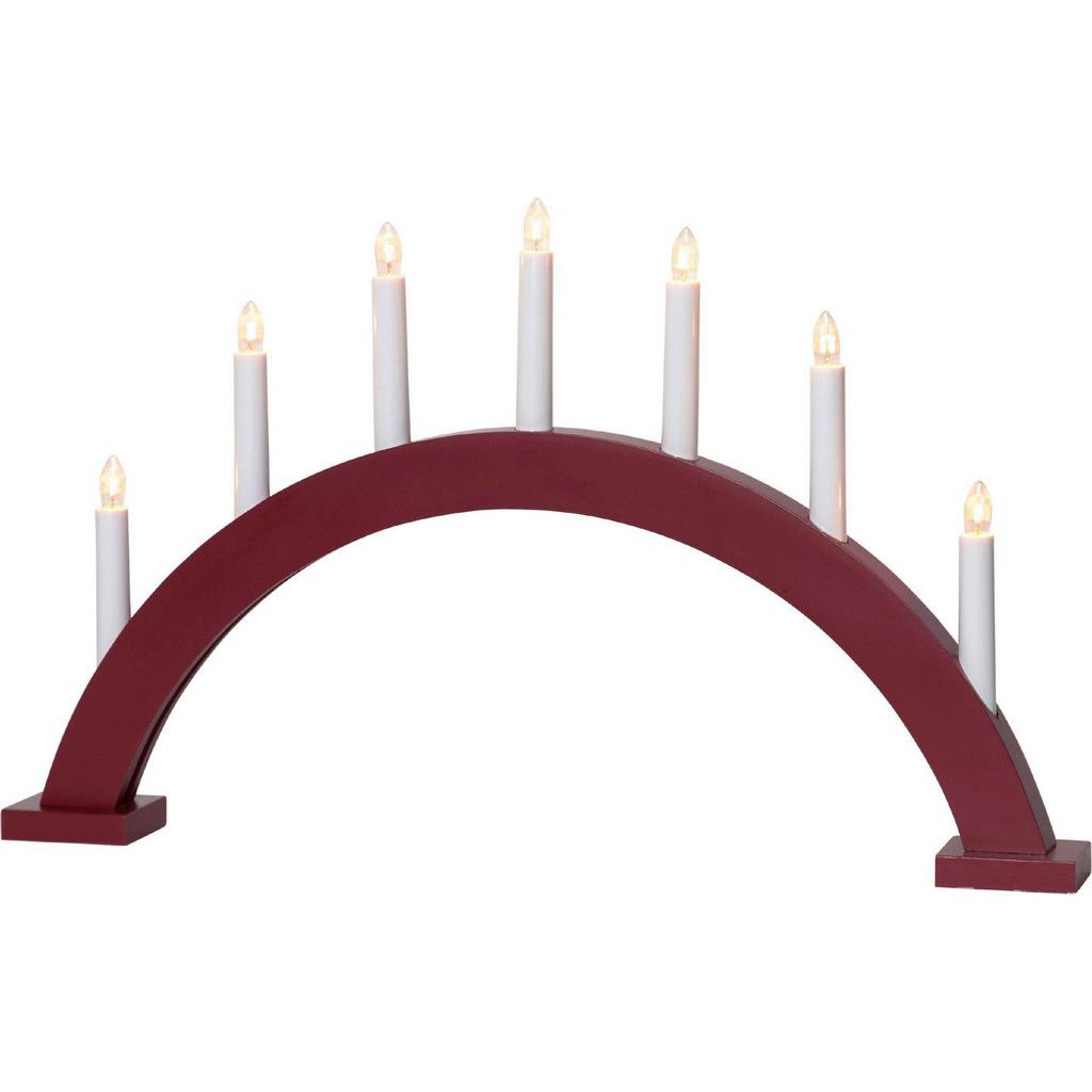 LED-Dekoleuchte Rot/Weiß Länge: 57 cm