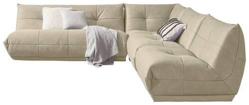 Ecksofa Giselle Creme S: 285x315 cm - Creme, Trend, Textil (285/315cm) - Livetastic