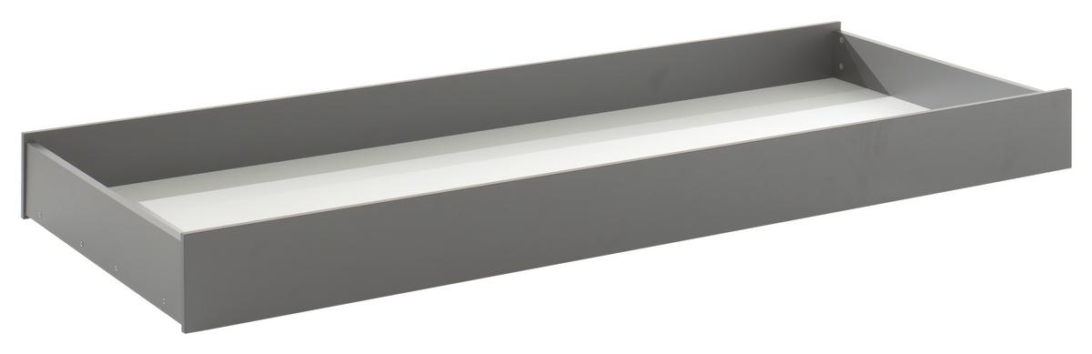 Bettkasten London B: 198 Cm Anthrazit Mit Rollen - Anthrazit, MODERN, Holzwerkstoff (198/17,5/93,7cm) - MID.YOU
