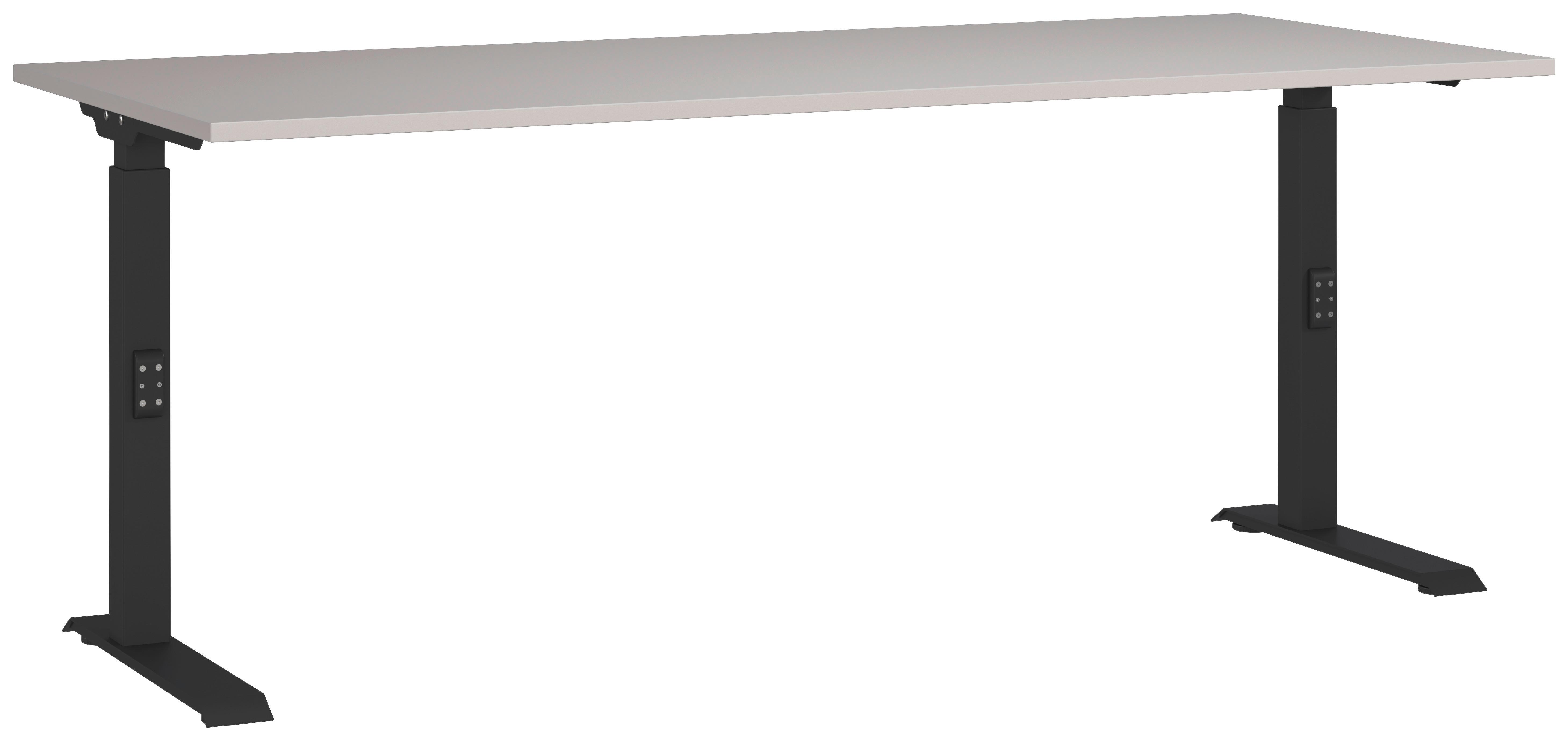 Schreibtisch Schwarz/kaschmir L: 180cm