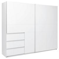 SCHIEBETÜRENSCHRANK Wilma Weiß B: 250cm - Weiß, MODERN, Holzwerkstoff (250/210/61,5cm) - P & B