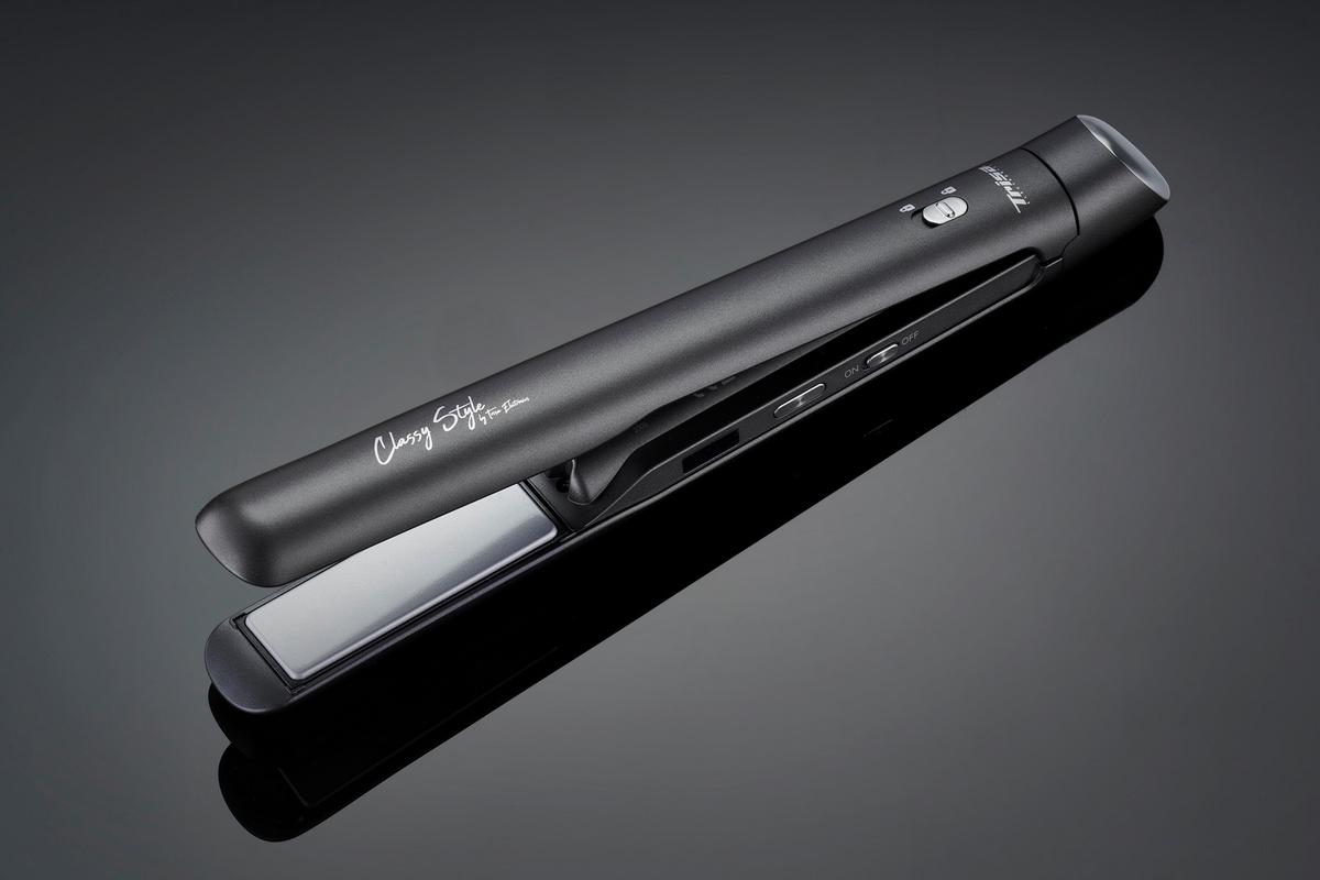 Haarglätter 1313.4310 - Anthrazit, Basics, Kunststoff (32,5/3,6/3,7cm) - Trisa Electronics