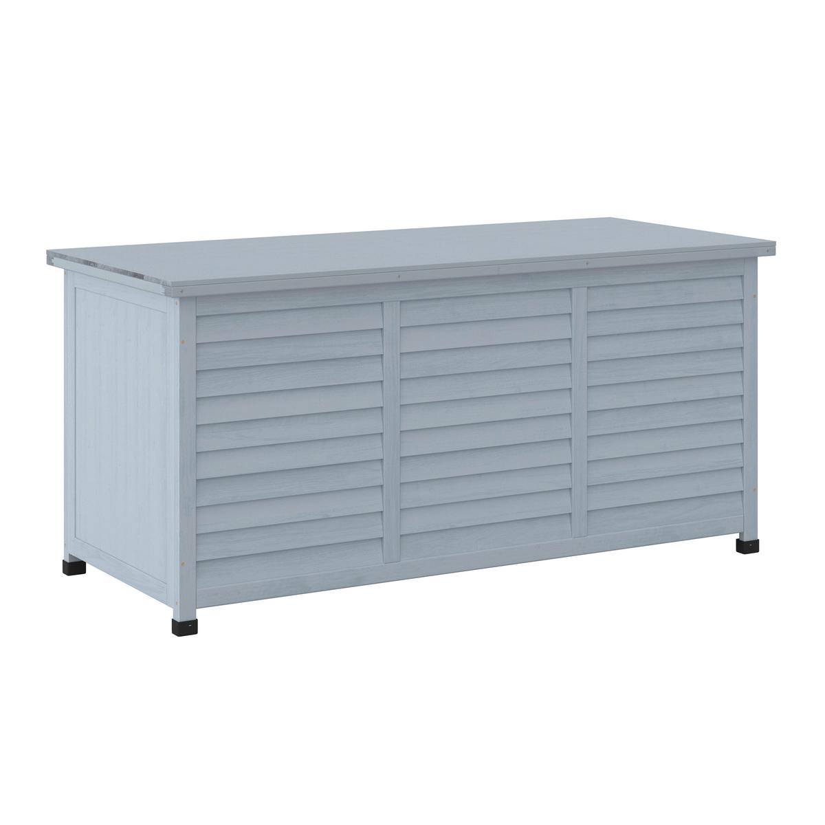 BOX NA VANKÚŠE JORIS - sivá, Modern, drevo (127/60/56cm) - Bessagi Garden