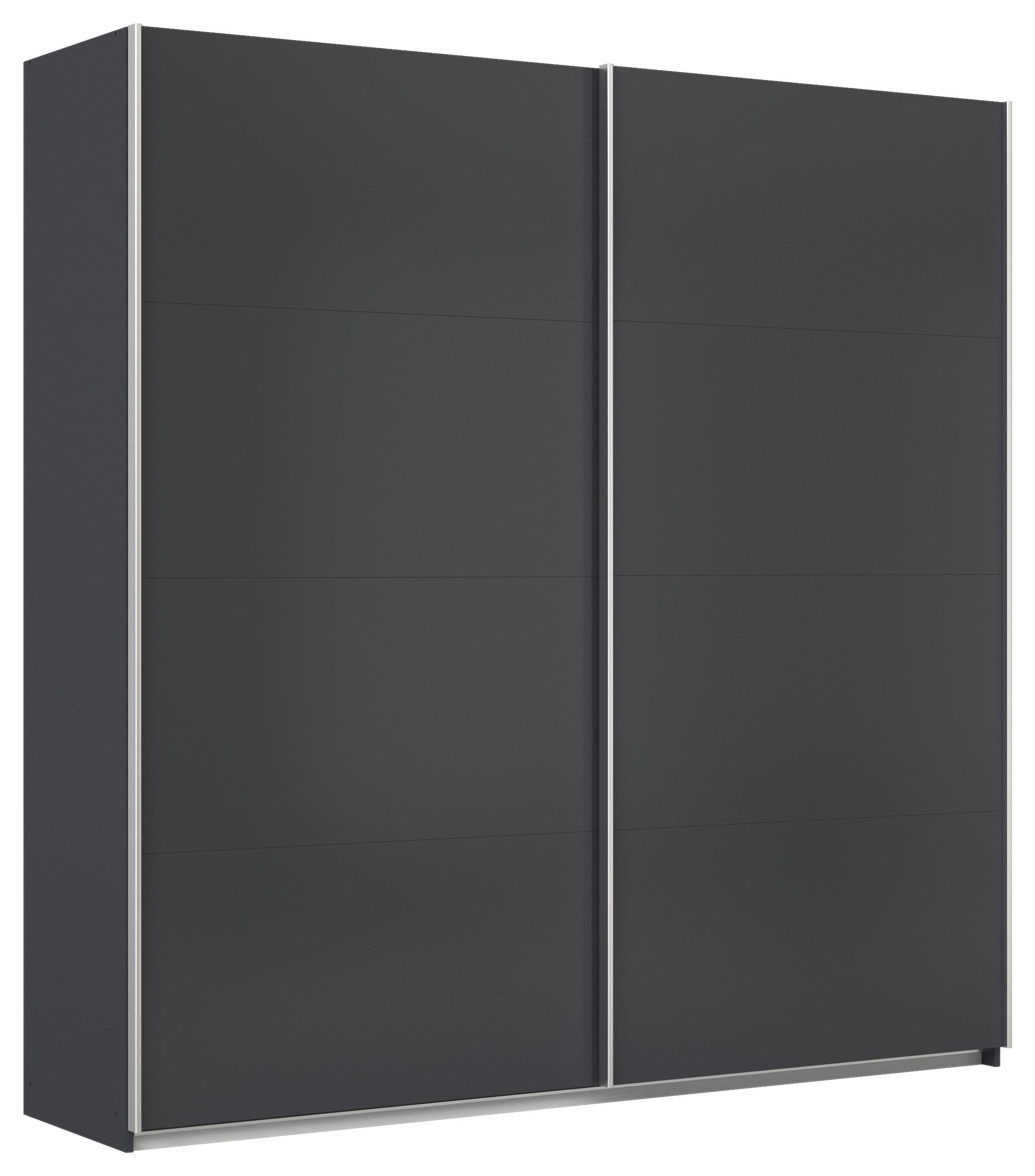 Schwebetürenschrank Feldkirch 225 maxihöhe - Anthrazit, MODERN, Holzwerkstoff (225/229/62cm)