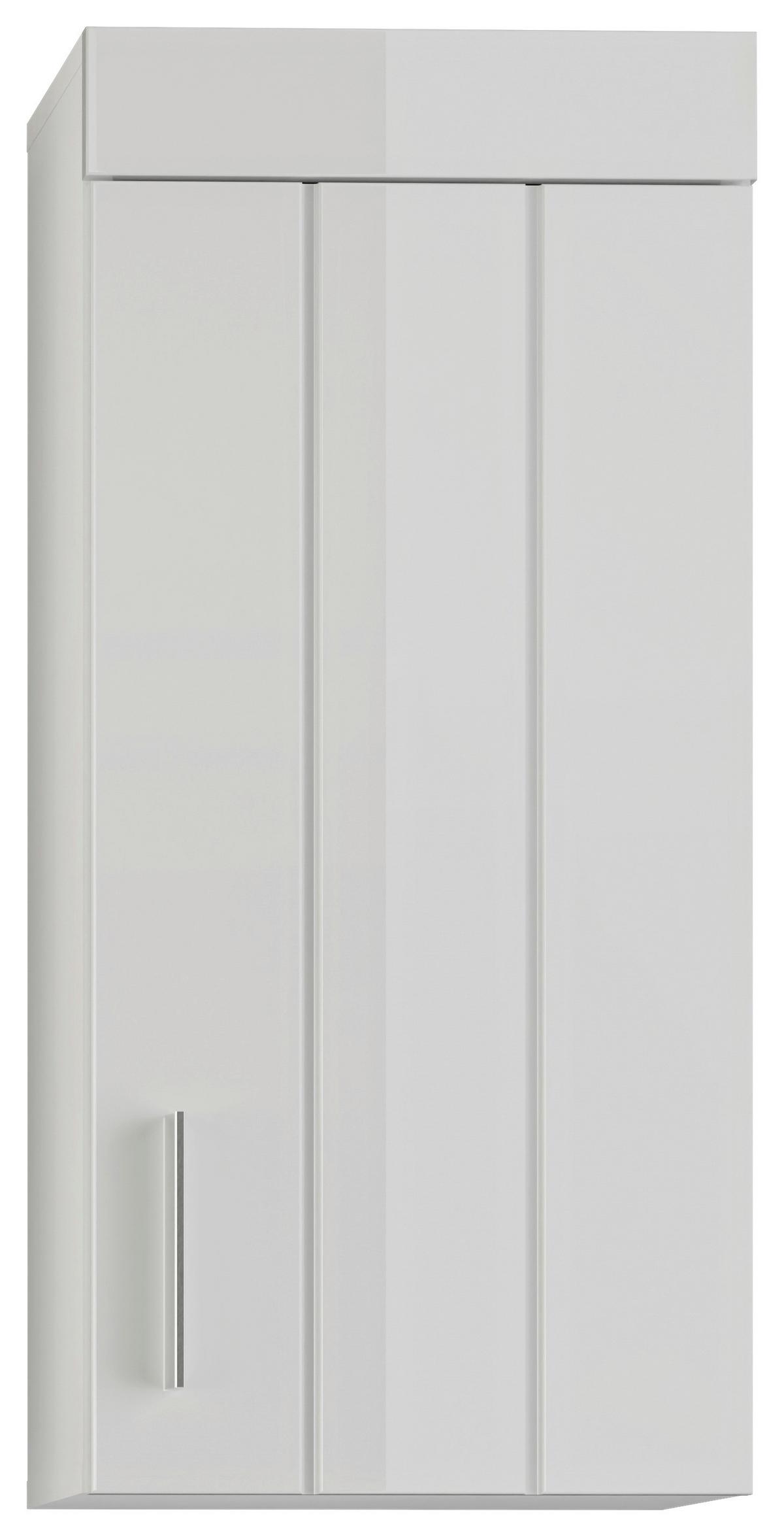 Hängeschrank Snow - Weiß Hochglanz, MODERN, Holzwerkstoff (36/79/24cm) - MID.YOU