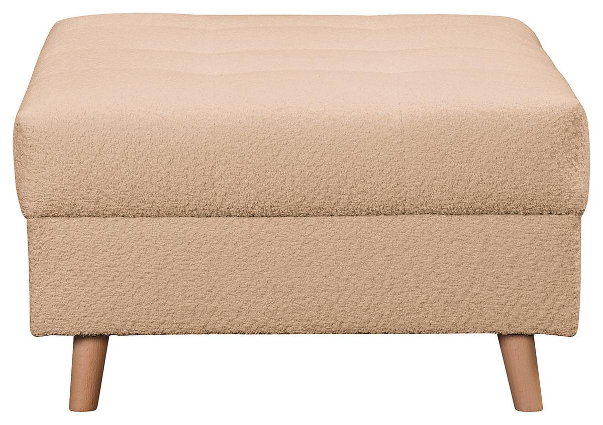 Ecksofa Ariella Beige S: 161x231 cm - Beige/Naturfarben, Design, Textil (161/231cm) - Livetastic