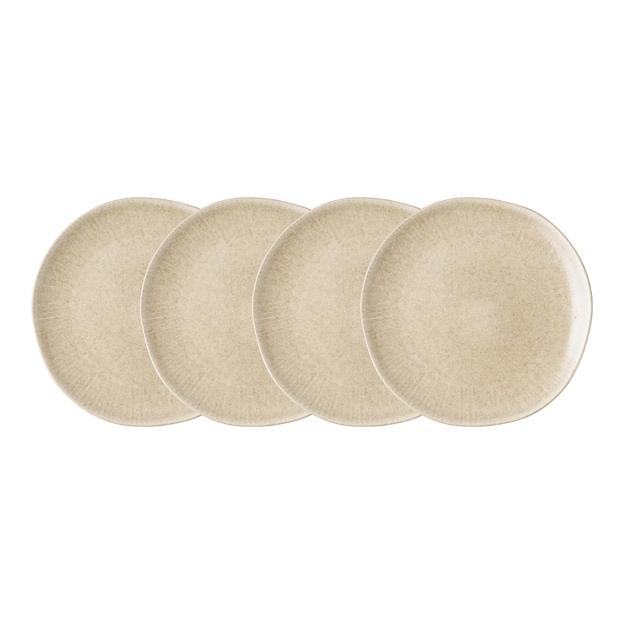 Tellerset Beige Viola Lunch Plate - Beige, Basics, Keramik