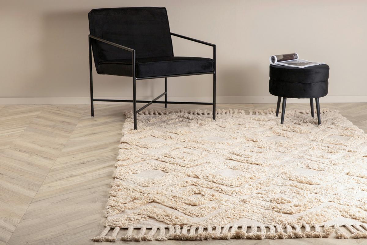 Hochflorteppich Hilma - Beige, LIFESTYLE, Textil (200/300cm) - P & B