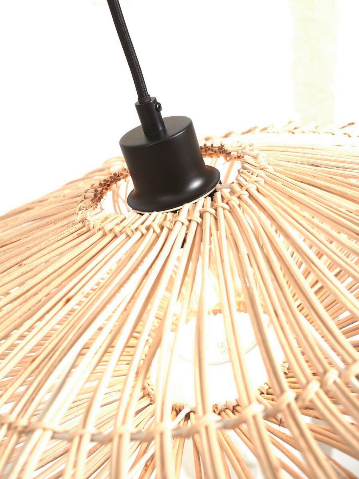 Stehleuchte Zanzibar/Fs/Ad/W/4012/W - Weiß, Trend, Naturmaterialien (63/40/150cm) - Good & Mojo