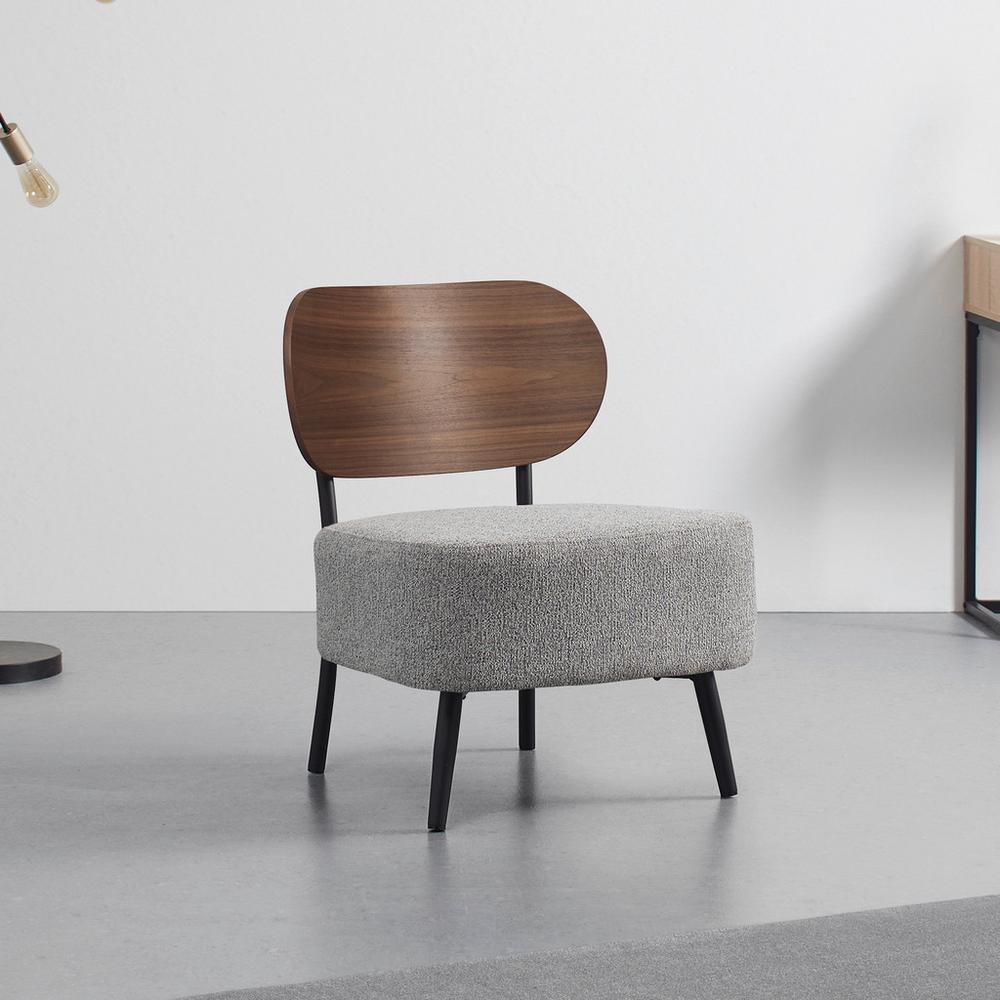 Kreslo V Retro Štýle Jonas Sv. Sivá/čierna