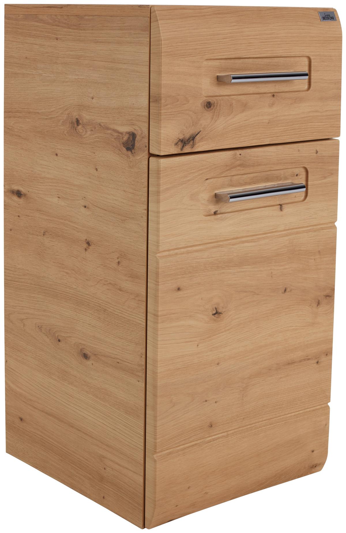 Unterschrank Mit Soft-close Avensis B: 35 Cm, Eiche Dekor - Eichefarben, MODERN, Holzwerkstoff (35/72/33cm) - Luca Bessoni