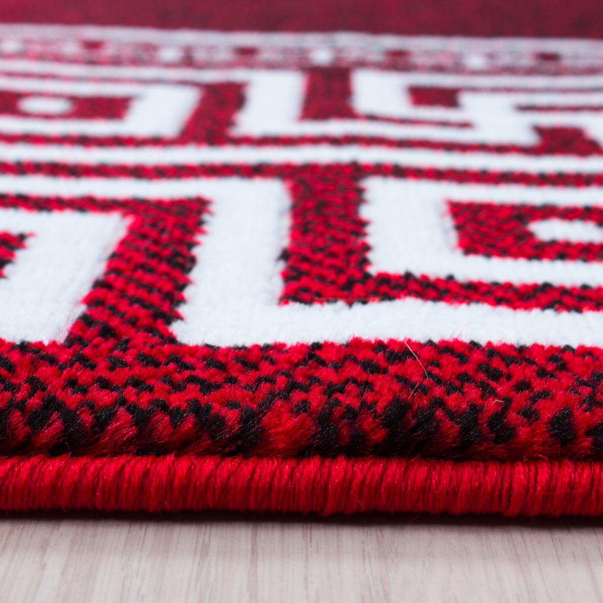 Flachwebteppich Parma - Rot, Design, Textil (140/200cm) - Novel