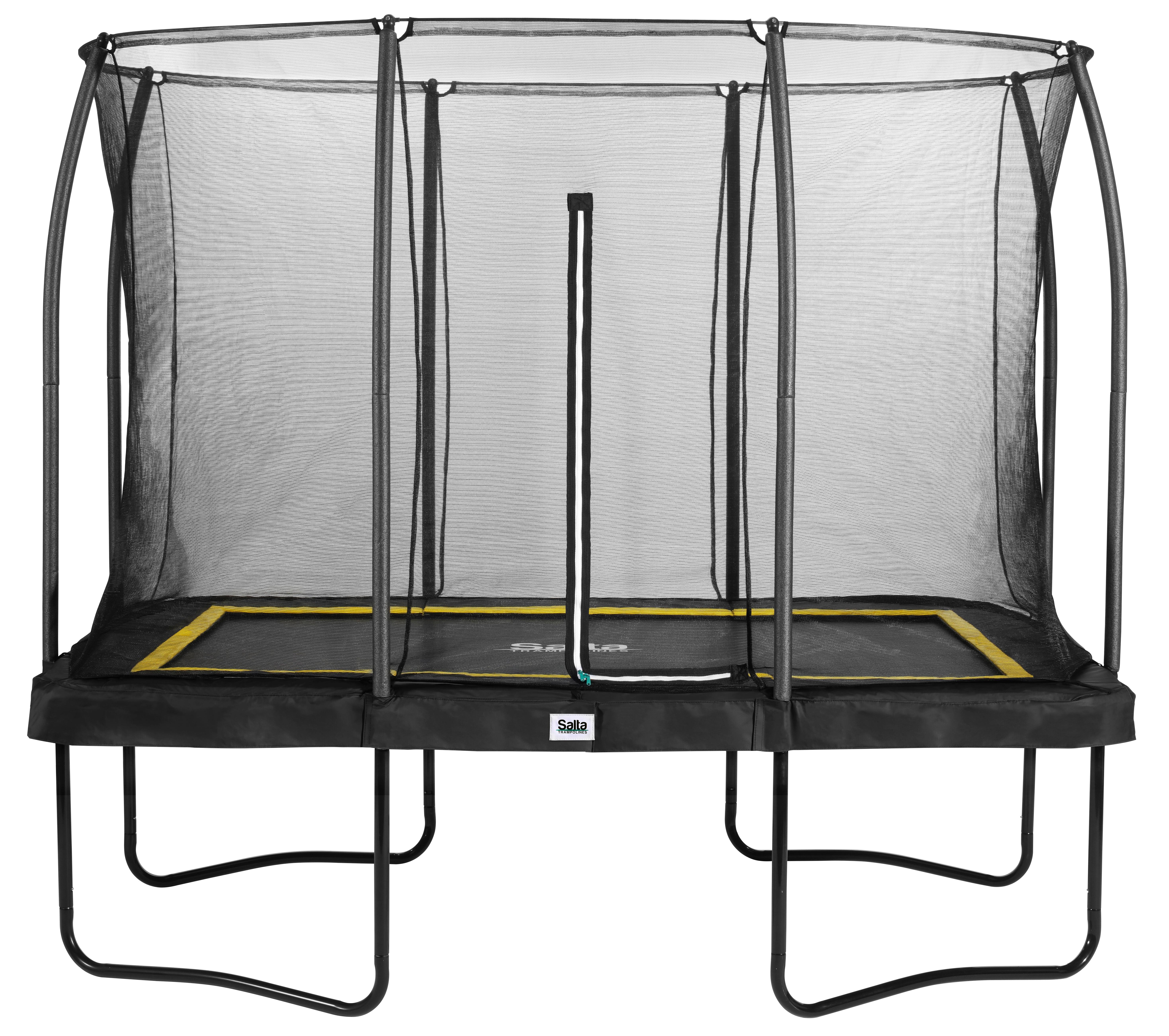 Trampolin 5092a - Schwarz, KONVENTIONELL, Metall (214/305cm) - Salta