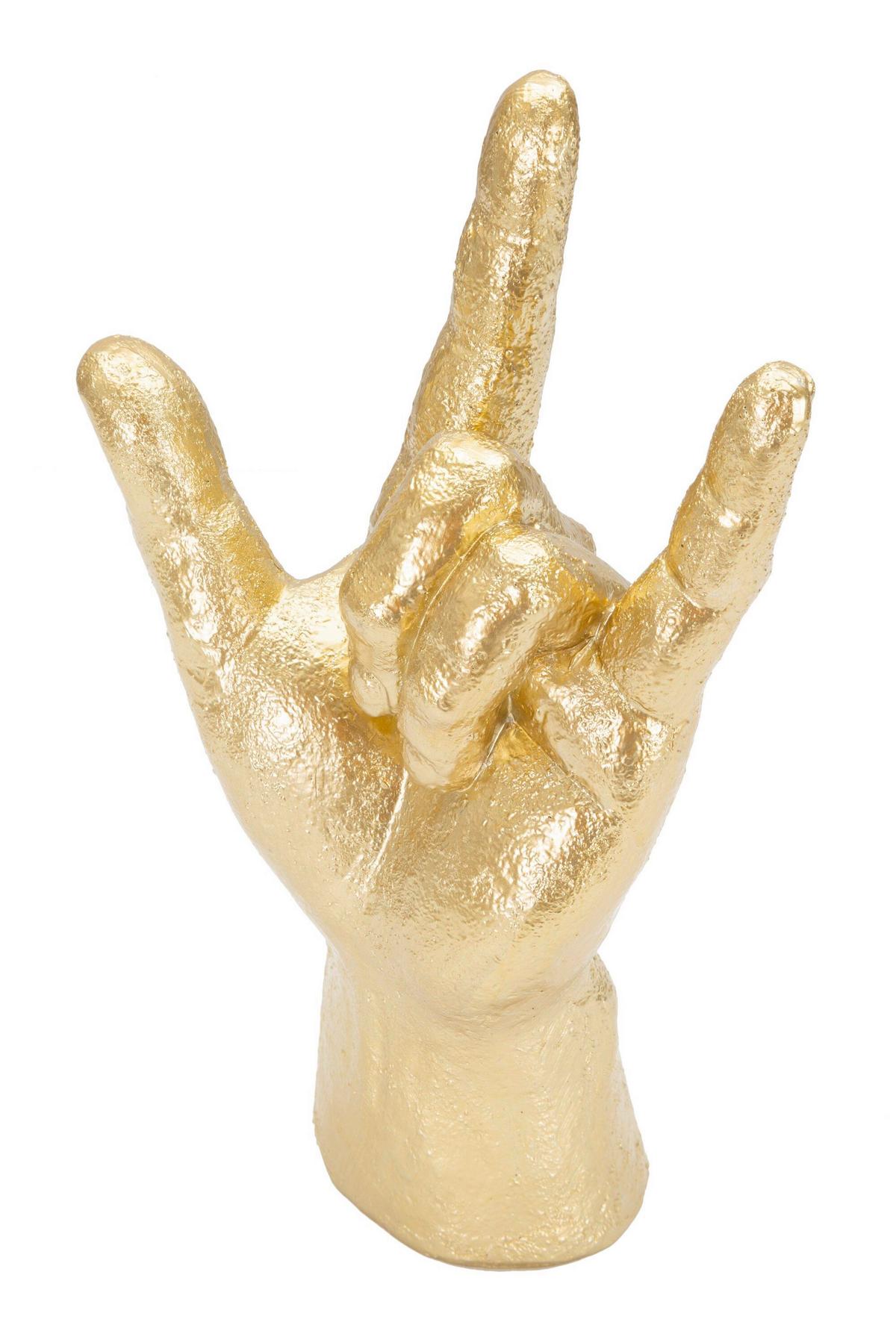 SOCHA RIOT - zlatá, Basics, plast (14.5/23/7cm)