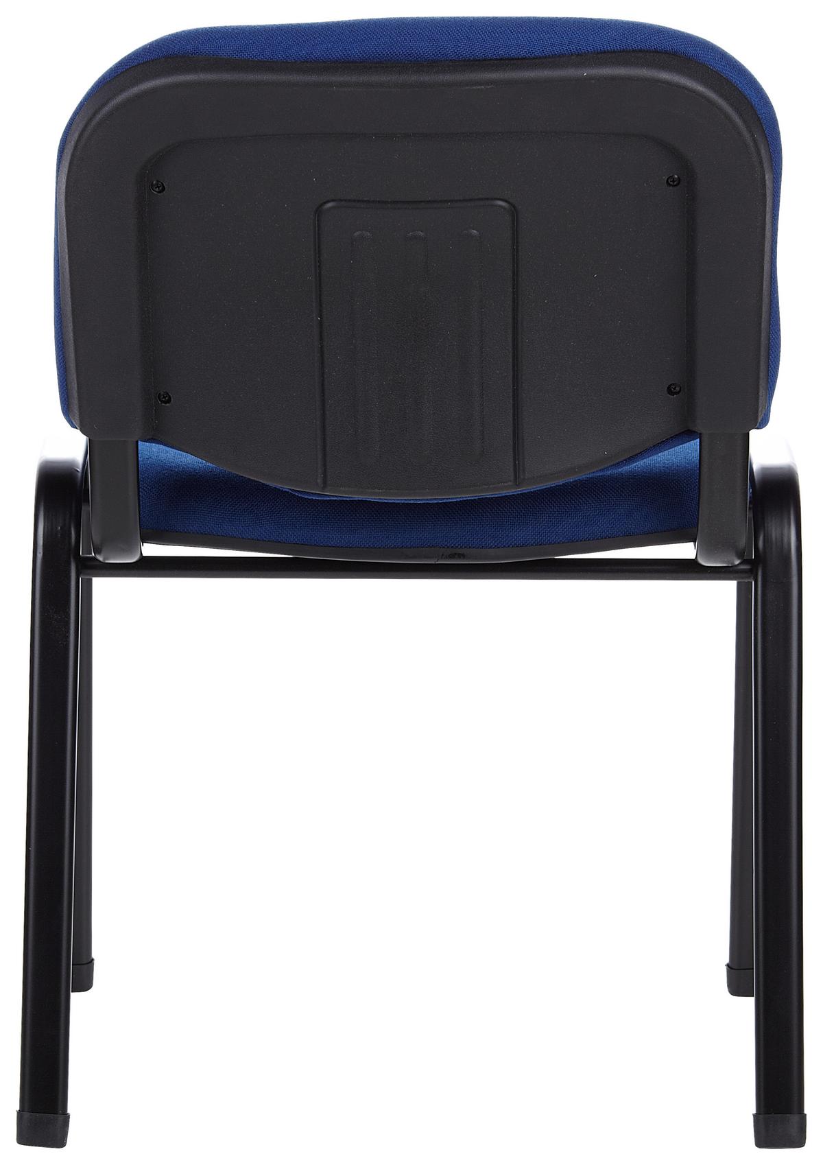 Besucherstuhl Xt 600 - Blau/Schwarz, Basics, Textil/Metall (58/84/48cm) - MID.YOU