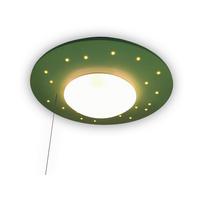 Kinderdeckenleuchte 7005 - Starleight Salbeigrün - Salbeigrün/Weiß, Basics, Holzwerkstoff/Kunststoff (54/11cm) - Niermann
