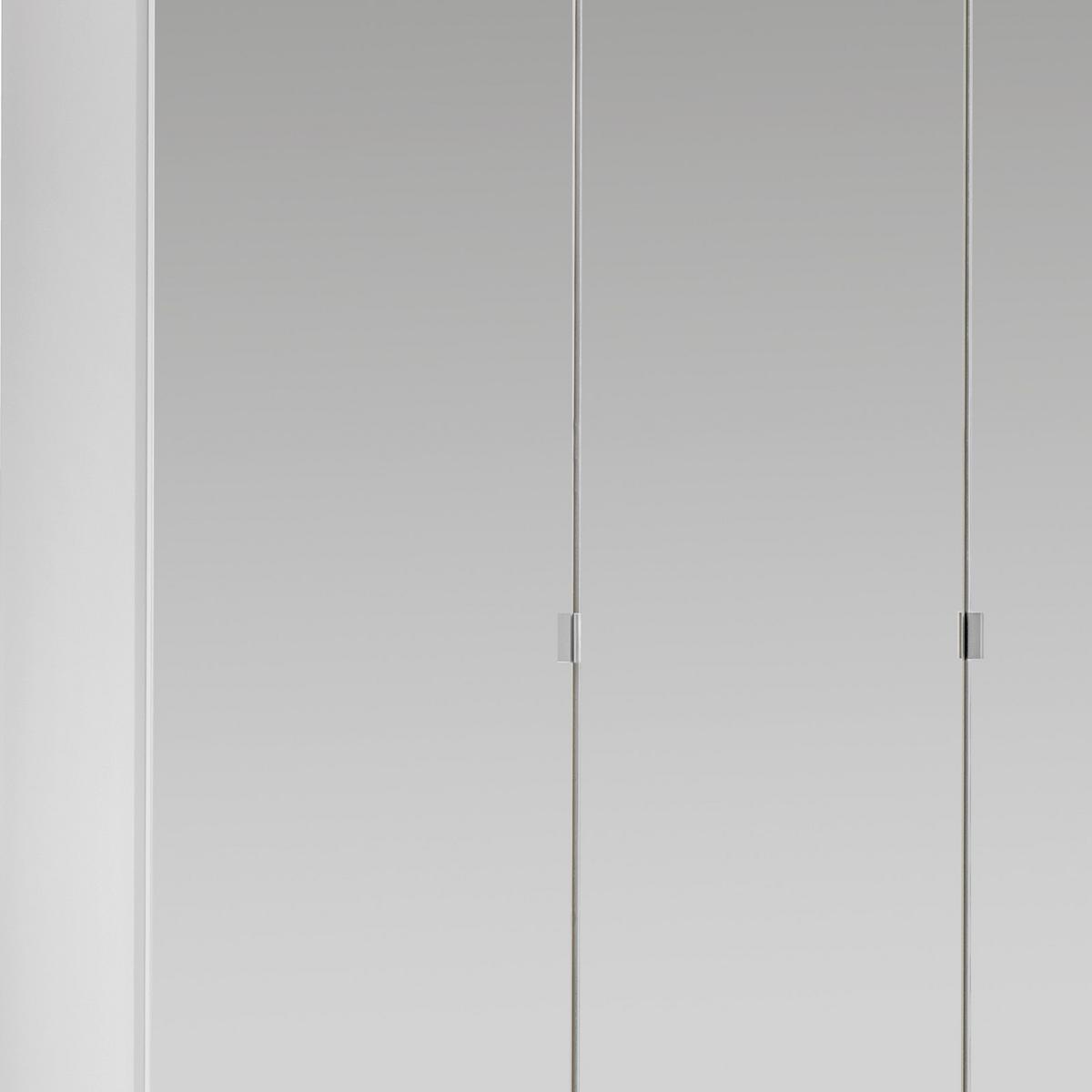 Třídveřová skříň se zrcadly IMAGO bílá 135cm - bílá/barvy hliníku, Konvenční, kov/kompozitní dřevo (135/199/58cm) - MID.YOU