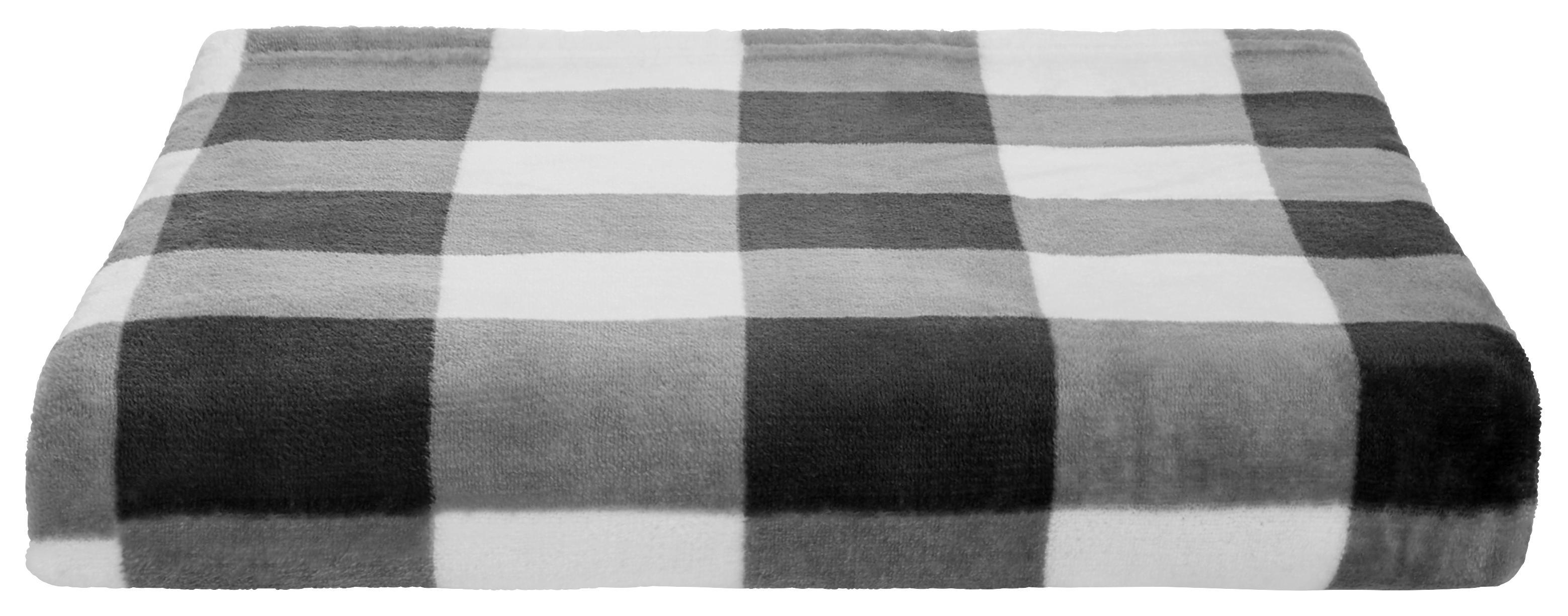 Puha Takaró Karo - Antracit, modern, Textil (130/170cm) - Luca Bessoni