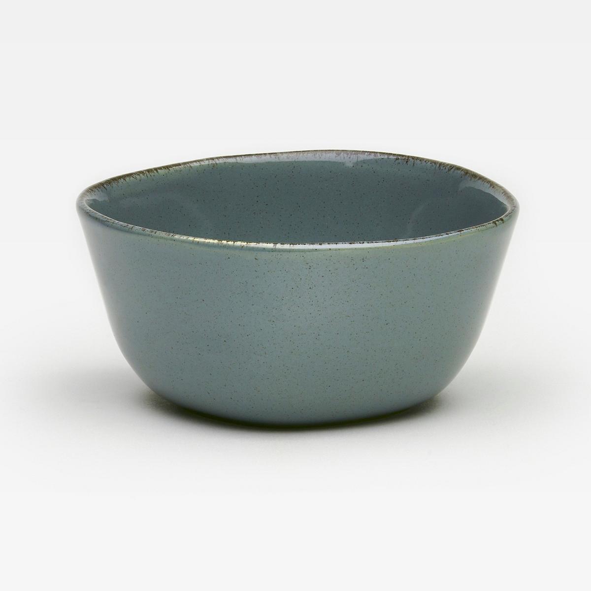 Müslischalenset, 6-Teilig Steinzeug, grün - Grau, Basics, Keramik (11/6cm) - Van Well
