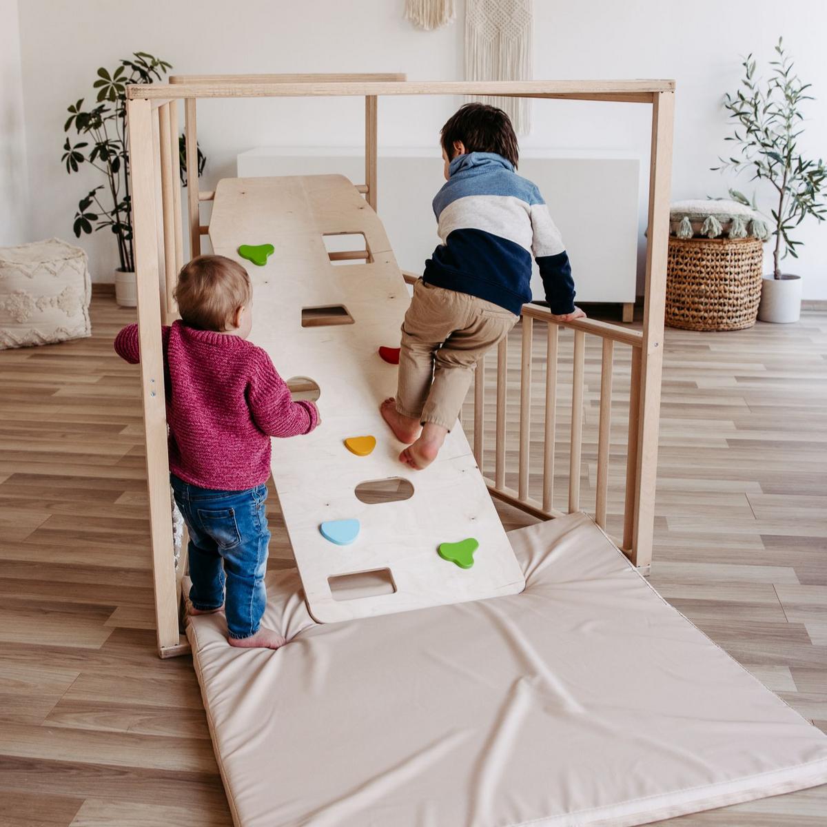 Kletterwand natur 50x150 cm - Birkefarben, Basics, Holz (50/150cm)