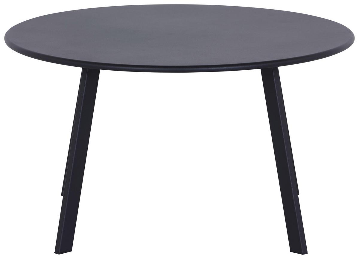 Couchtisch Rund Gusseisen New York Schwarz - Schwarz, Design, Metall (70/40/70cm) - P & B