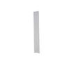 Pavillon-Seitenteil 31x232cm Wetterfest - Weiß, MODERN, Metall (31/235/6cm) - Gardenson