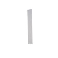 Pavillon-Seitenteil 31x232cm Wetterfest - Weiß, MODERN, Metall (31/235/6cm) - Gardenson