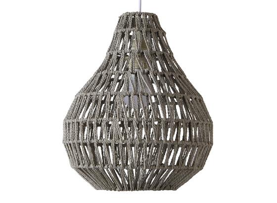 Závesná Lampa Jade - sivá, Romantický / Vidiecky, prírodné materiály (30/147cm) - Mömax modern living Závesná Lampa Jade - sivá, Romantický / Vidiecky, prírodné materiály (30/147cm) - Mömax modern living