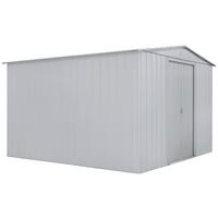 Gerätehaus ohne Boden 308x220x309 - Silberfarben, Basics, Metall (308/220/309cm)