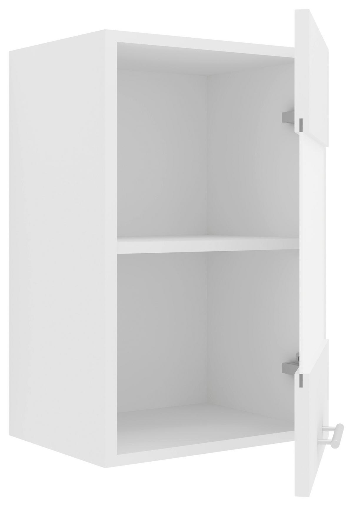Küchenoberschrank Esilo 40 cm Weiß - Weiß, KONVENTIONELL, Glas/Holzwerkstoff (40/60/31cm) - MID.YOU
