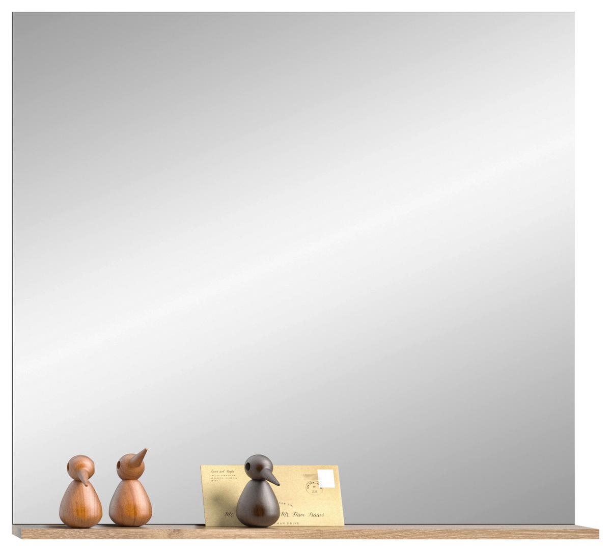 Mason B: 195 cm Nox Oak 4-teilig - Glas/Holzwerkstoff (195/200/38cm) - MID.YOU