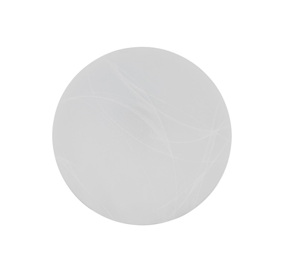 STROPNÉ LED SVIETIDLO ALABAST - biela/alabastrová, Design, kov/plast (29/8,8cm) - Mömax