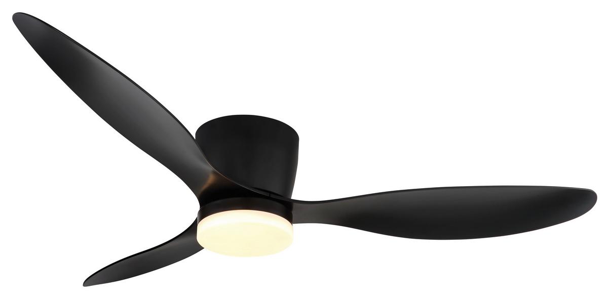 Mennyezeti Ventilátor 03666s Armando - fekete/fehér, Basics, műanyag/fém (22,6/131,50cm) - Globo