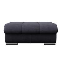 Hocker Multi - Chromfarben/Dunkelblau, MODERN, Textil (100/43/80cm) - Luca Bessoni